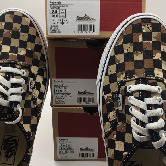 Vans Authentic Checkerboard Cmdsrttrwht Men’s - Picture 7 of 8